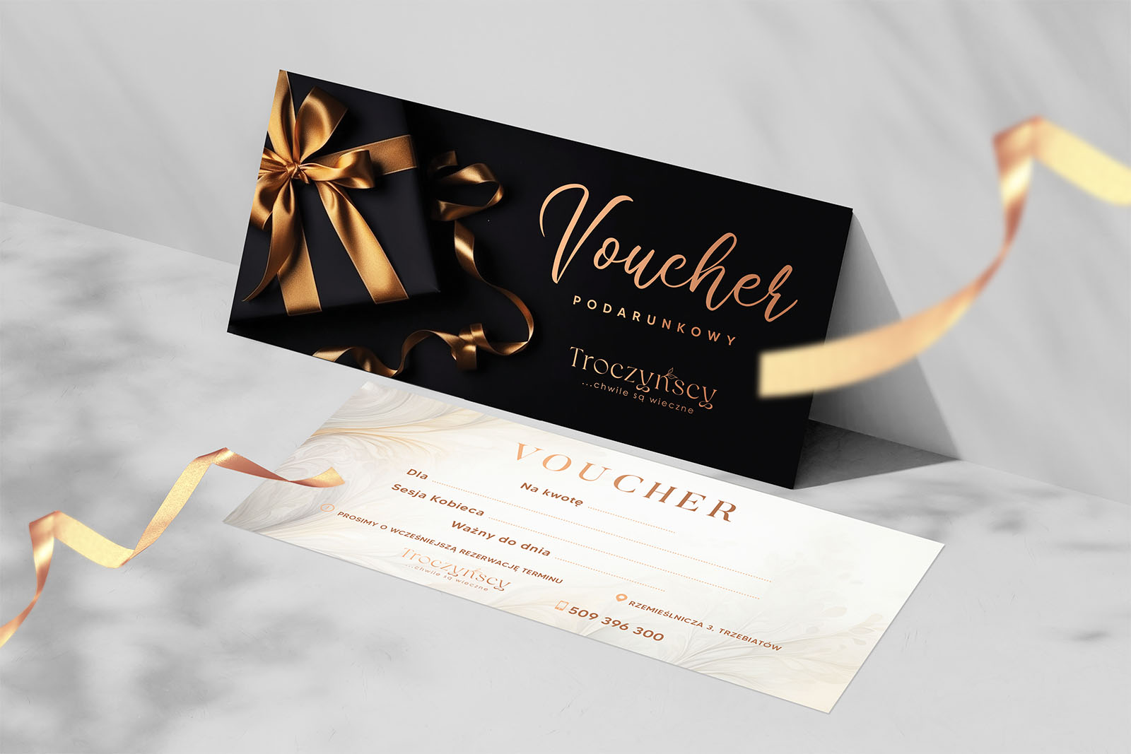 Voucher na sesje zdjęciową. Voucher na sesję Kobiecą. Troczyńscy Fotografia